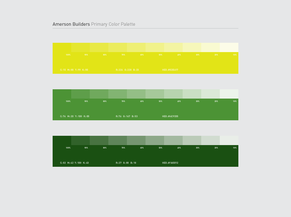 Amerson Builders Logo Color Palette