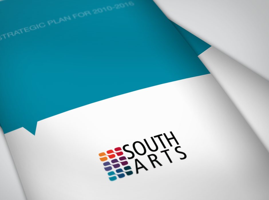 SouthArts Strategic Plan Brochure Graphic Design