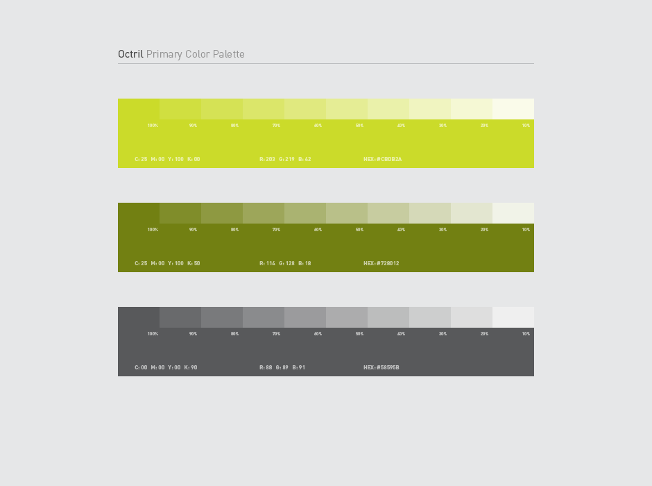 Octril Identity Color Palette