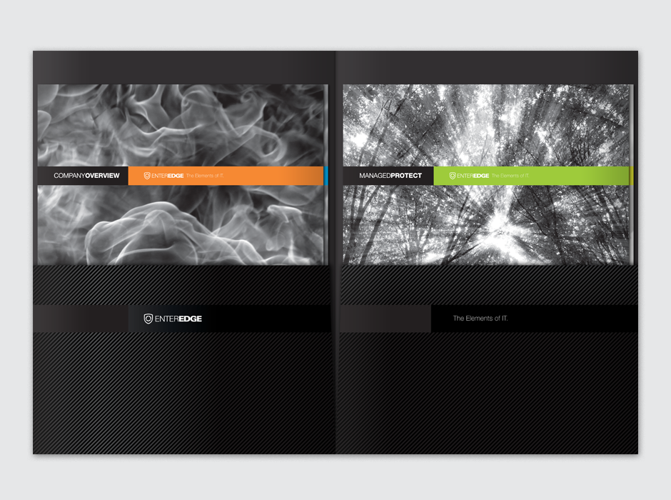 EnterEdge Marketing Kit Folder Spread