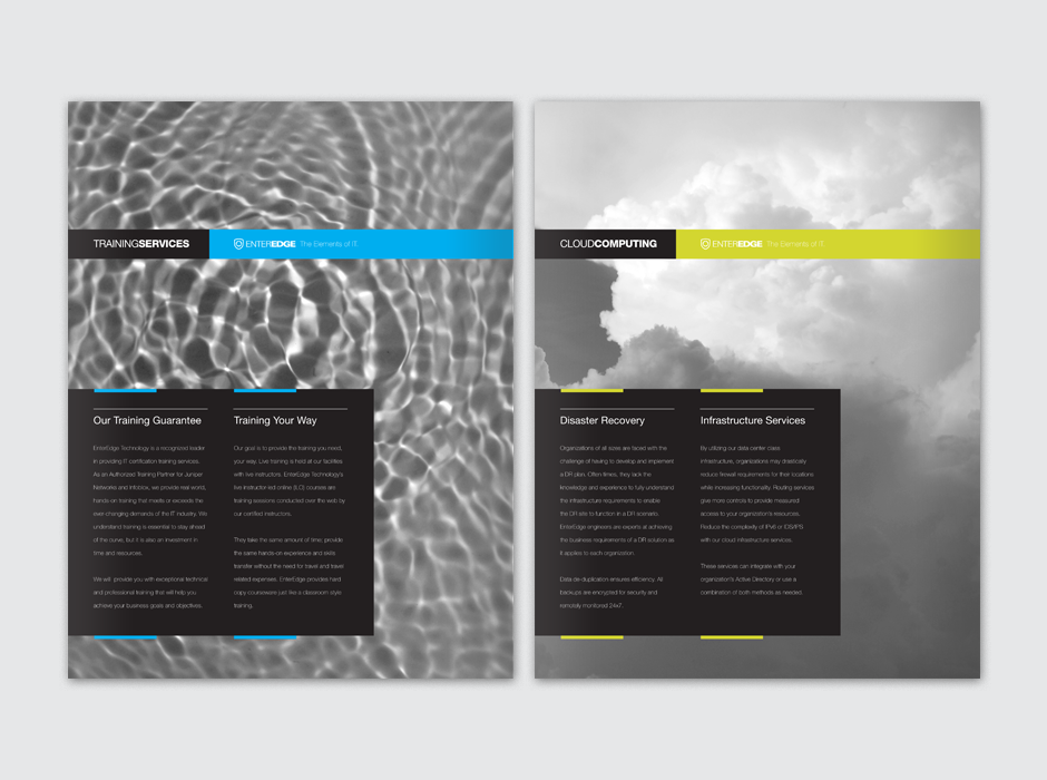 EnterEdge Marketing Kit Sell Sheets