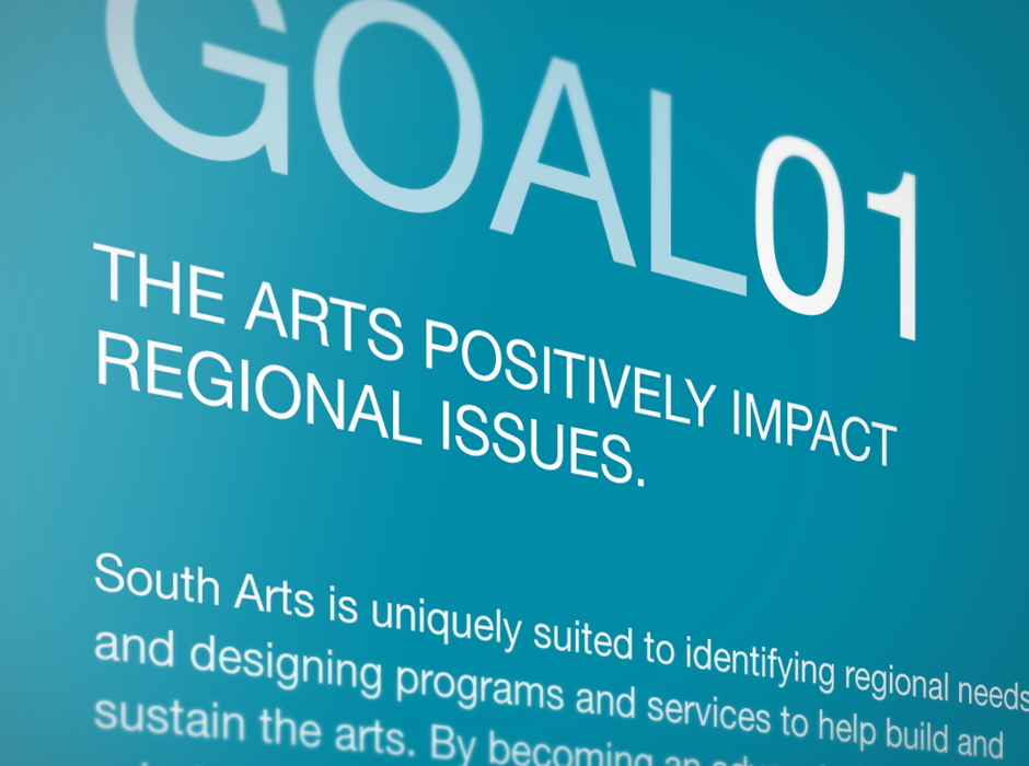 SouthArts Strategic Plan Brochure Design