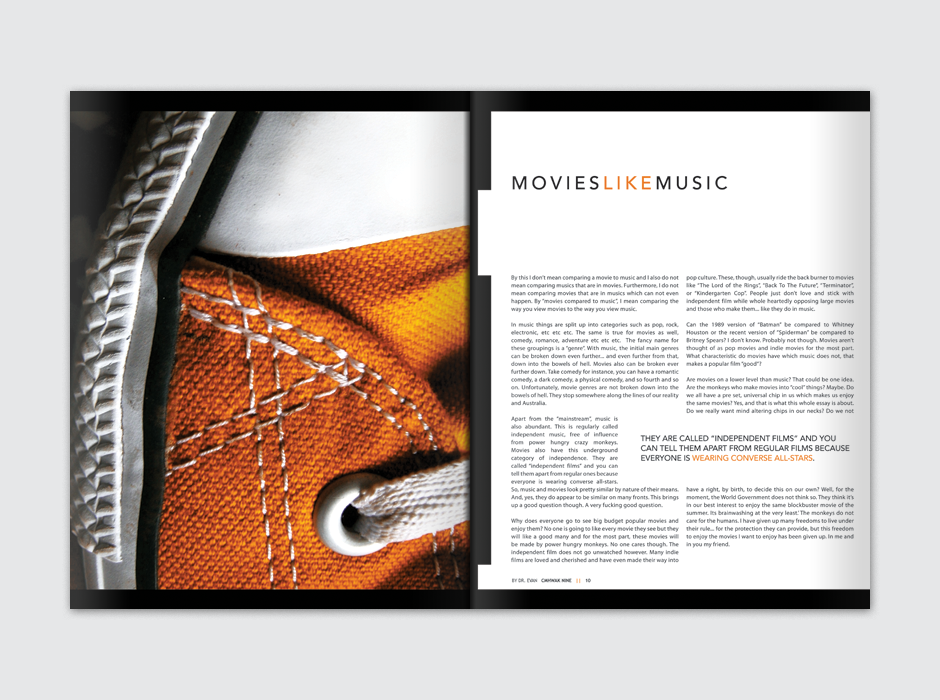CMHWAK Magazine Movies Like Music Spread