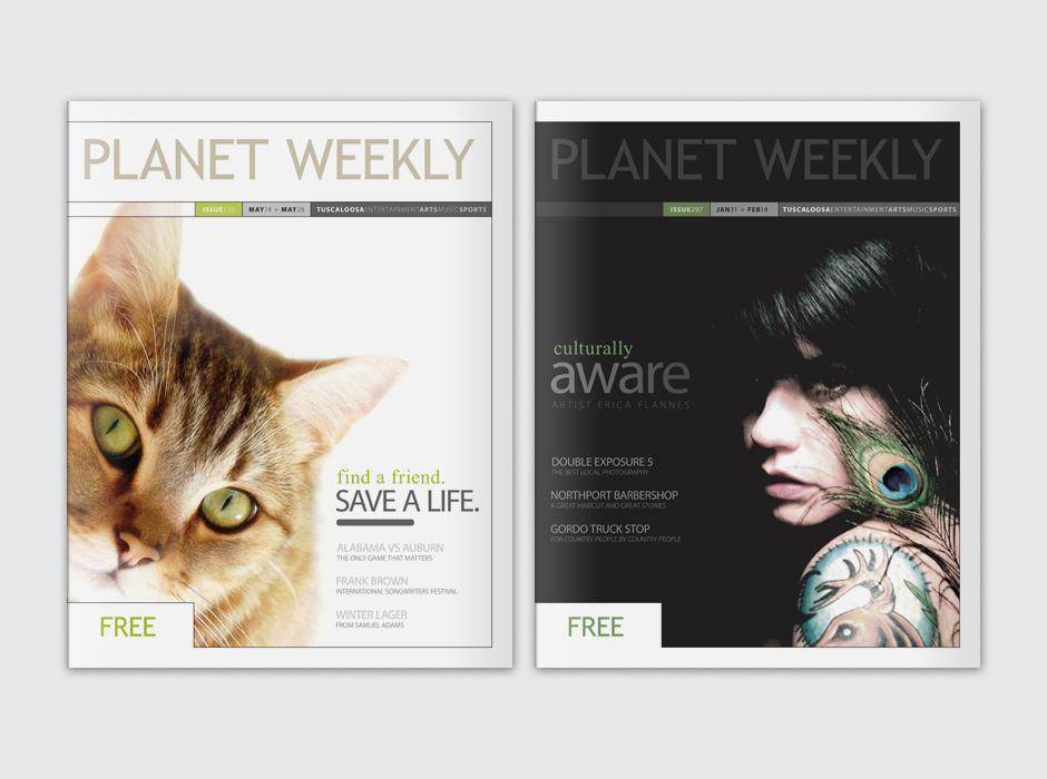 Planet Weekly Alternative Publication Cover
