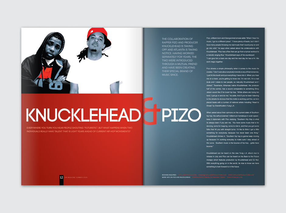 SIR Magazine Spread